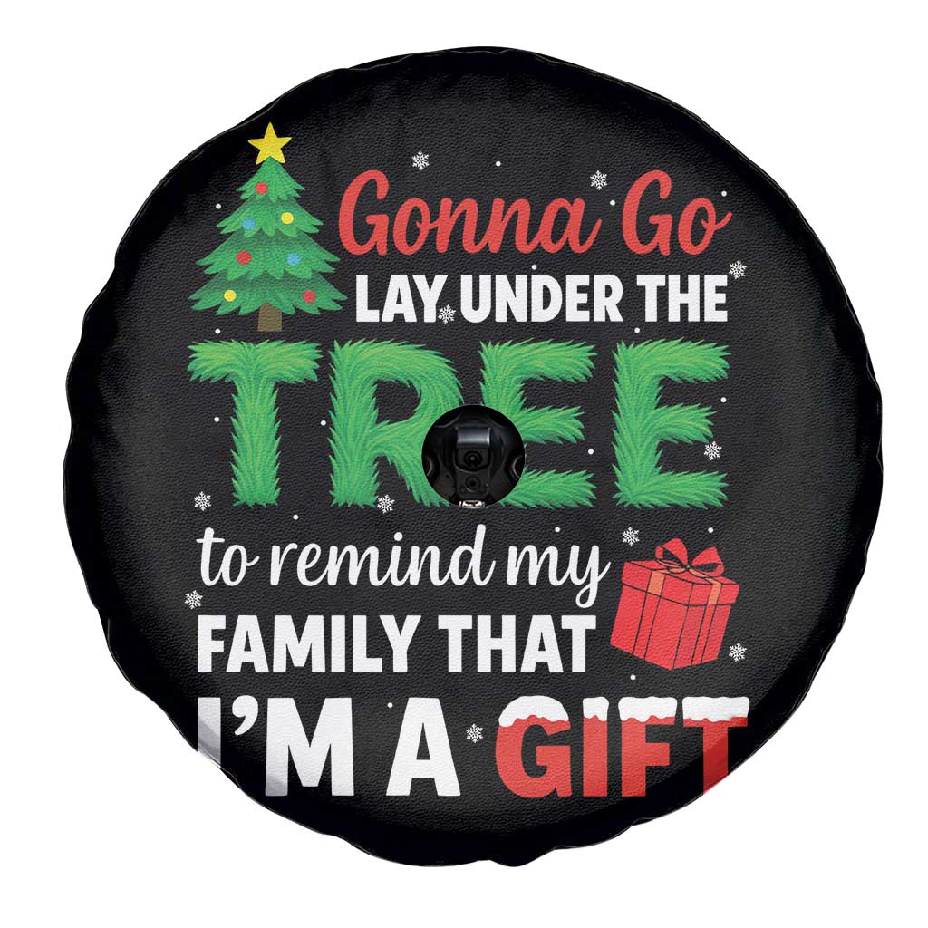 Funny Christmas Spare Tire Cover Lay Under The Tree Xmas Family Pajama Gift - Wonder Print Shop