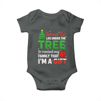 Funny Christmas Baby Onesie Lay Under The Tree Xmas Family Pajama Gift - Wonder Print Shop