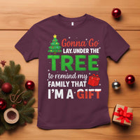 Funny Christmas T Shirt Lay Under The Tree Xmas Family Pajama Gift - Wonder Print Shop