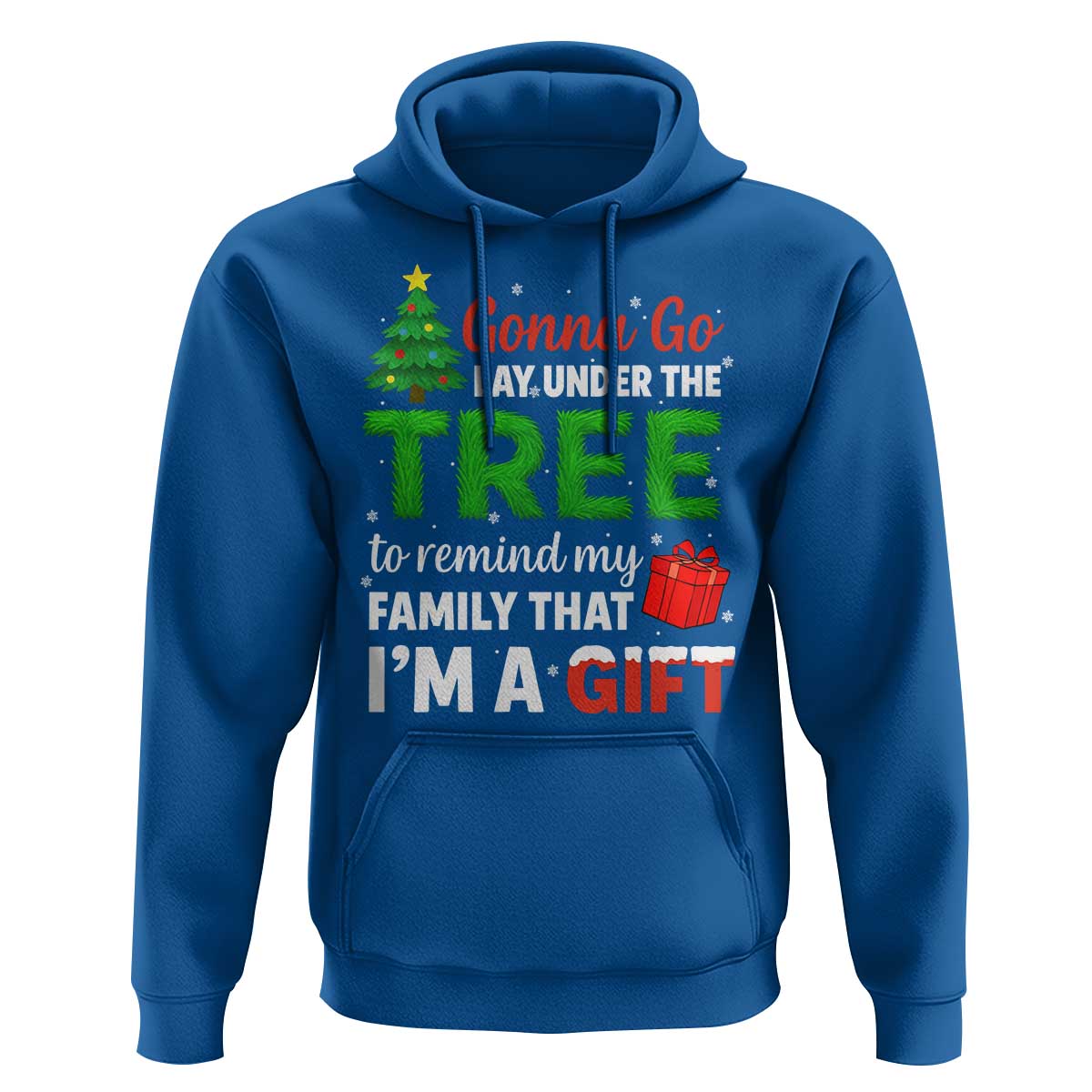 Funny Christmas Hoodie Lay Under The Tree Xmas Family Pajama Gift - Wonder Print Shop