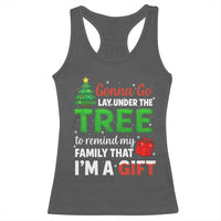 Funny Christmas Racerback Tank Top Lay Under The Tree Xmas Family Pajama Gift - Wonder Print Shop