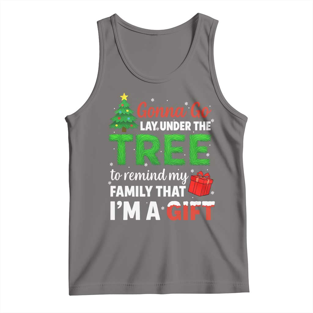 Funny Christmas Tank Top Lay Under The Tree Xmas Family Pajama Gift - Wonder Print Shop