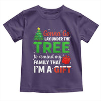 Funny Christmas Toddler T Shirt Lay Under The Tree Xmas Family Pajama Gift - Wonder Print Shop