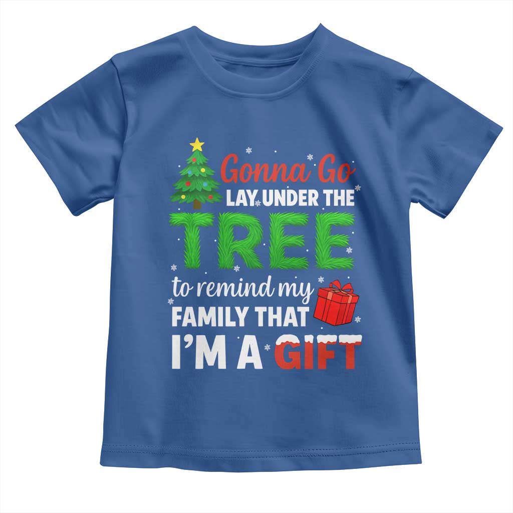 Funny Christmas Toddler T Shirt Lay Under The Tree Xmas Family Pajama Gift - Wonder Print Shop
