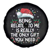 Being Related To Me Funny Christmas Spare Tire Cover Family Xmas Pajamas - Wonder Print Shop