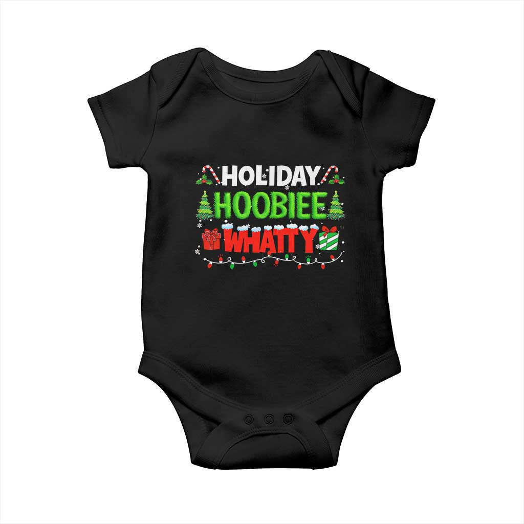 Holiday Hoobie Whatty Baby Onesie Funny Christmas Movie - Wonder Print Shop