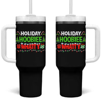 Holiday Hoobie Whatty Tumbler With Handle Funny Christmas Movie - Wonder Print Shop