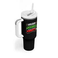 Holiday Hoobie Whatty Tumbler With Handle Funny Christmas Movie - Wonder Print Shop