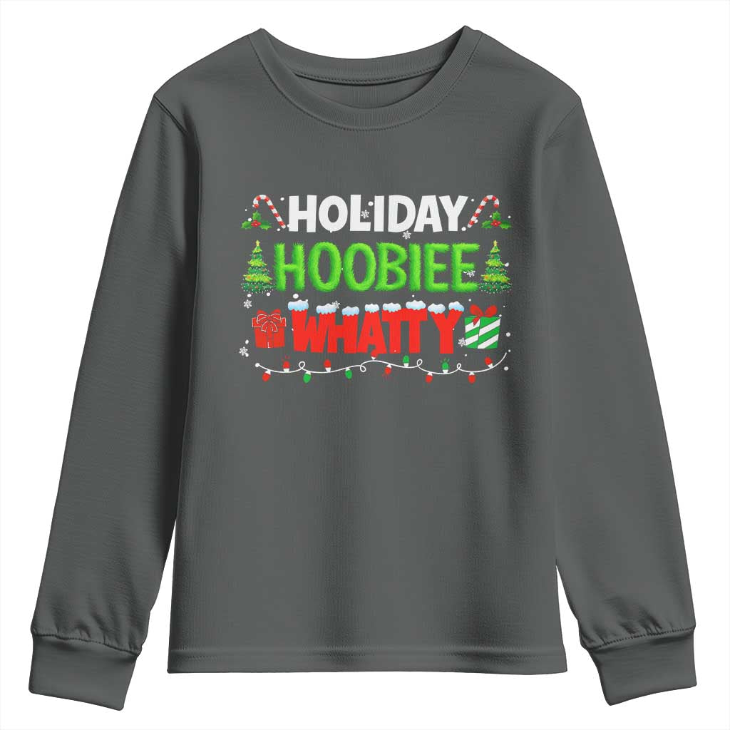 Holiday Hoobie Whatty Youth Sweatshirt Funny Christmas Movie - Wonder Print Shop