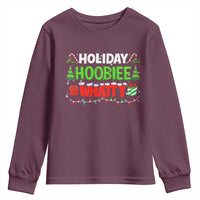 Holiday Hoobie Whatty Youth Sweatshirt Funny Christmas Movie - Wonder Print Shop