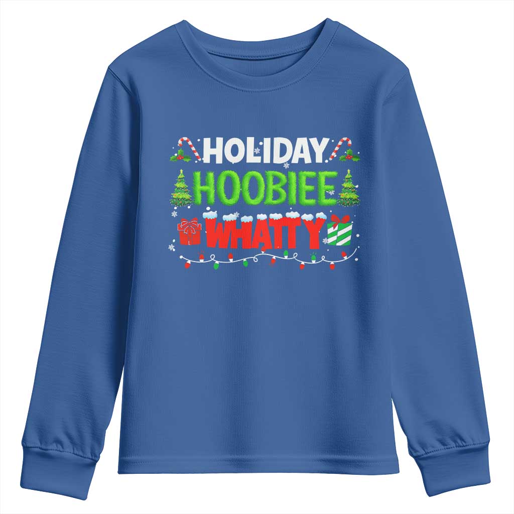 Holiday Hoobie Whatty Youth Sweatshirt Funny Christmas Movie - Wonder Print Shop