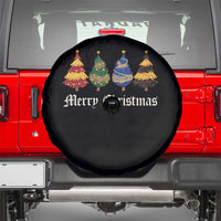Christmas Tree Spare Tire Cover Retro Wizard Trees Magical Cute Family Pajama - Wonder Print Shop