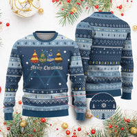 Christmas Tree Hanukkah Ugly Sweater Retro Wizard Trees Magical Cute Family Pajama - Wonder Print Shop