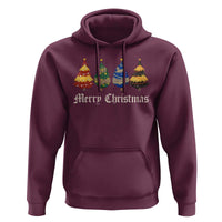Christmas Tree Hoodie Retro Wizard Trees Magical Cute Family Pajama - Wonder Print Shop
