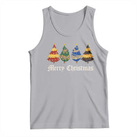 Christmas Tree Tank Top Retro Wizard Trees Magical Cute Family Pajama - Wonder Print Shop