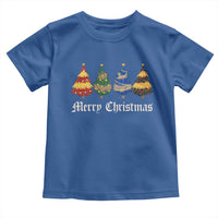 Christmas Tree Toddler T Shirt Retro Wizard Trees Magical Cute Family Pajama - Wonder Print Shop