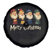 Merry Christmas Santa Spare Tire Cover Vintage Wizard Holiday Season Cute Family Pajama - Wonder Print Shop