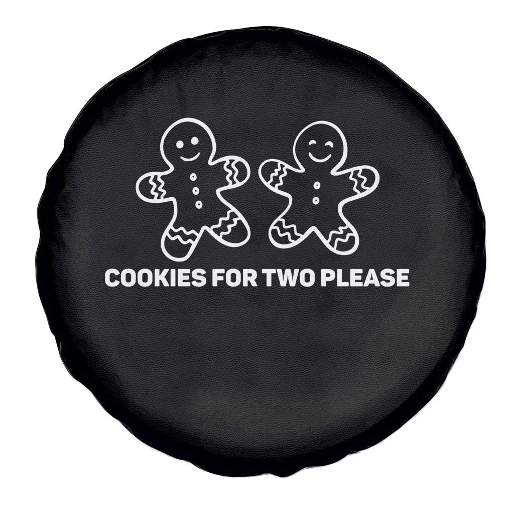 Cookies For Two Please Pregnancy Announcement Christmas Spare Tire Cover - Wonder Print Shop