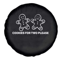 Cookies For Two Please Pregnancy Announcement Christmas Spare Tire Cover - Wonder Print Shop