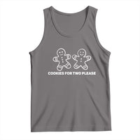 Cookies For Two Please Pregnancy Announcement Christmas Tank Top - Wonder Print Shop