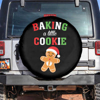 Christmas Pregnant Spare Tire Cover Baking A Little Cookie Maternity Pregnancy Announcement - Wonder Print Shop