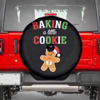 Christmas Pregnant Spare Tire Cover Baking A Little Cookie Maternity Pregnancy Announcement - Wonder Print Shop