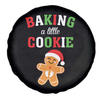 Christmas Pregnant Spare Tire Cover Baking A Little Cookie Maternity Pregnancy Announcement - Wonder Print Shop