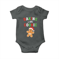 Christmas Pregnant Baby Onesie Baking A Little Cookie Maternity Pregnancy Announcement - Wonder Print Shop