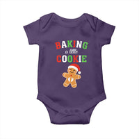 Christmas Pregnant Baby Onesie Baking A Little Cookie Maternity Pregnancy Announcement - Wonder Print Shop