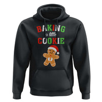 Christmas Pregnant Hoodie Baking A Little Cookie Maternity Pregnancy Announcement - Wonder Print Shop