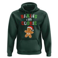 Christmas Pregnant Hoodie Baking A Little Cookie Maternity Pregnancy Announcement - Wonder Print Shop