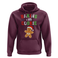Christmas Pregnant Hoodie Baking A Little Cookie Maternity Pregnancy Announcement - Wonder Print Shop
