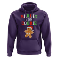 Christmas Pregnant Hoodie Baking A Little Cookie Maternity Pregnancy Announcement - Wonder Print Shop