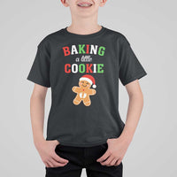 Christmas Pregnant T Shirt For Kid Baking A Little Cookie Maternity Pregnancy Announcement - Wonder Print Shop