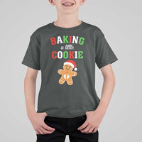 Christmas Pregnant T Shirt For Kid Baking A Little Cookie Maternity Pregnancy Announcement - Wonder Print Shop