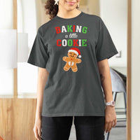 Christmas Pregnant T Shirt For Women Baking A Little Cookie Maternity Pregnancy Announcement - Wonder Print Shop