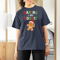 Christmas Pregnant T Shirt For Women Baking A Little Cookie Maternity Pregnancy Announcement - Wonder Print Shop