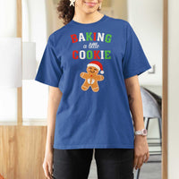 Christmas Pregnant T Shirt For Women Baking A Little Cookie Maternity Pregnancy Announcement - Wonder Print Shop