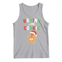 Christmas Pregnant Tank Top Baking A Little Cookie Maternity Pregnancy Announcement - Wonder Print Shop