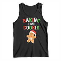 Christmas Pregnant Tank Top Baking A Little Cookie Maternity Pregnancy Announcement - Wonder Print Shop