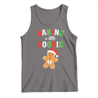 Christmas Pregnant Tank Top Baking A Little Cookie Maternity Pregnancy Announcement - Wonder Print Shop