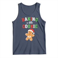 Christmas Pregnant Tank Top Baking A Little Cookie Maternity Pregnancy Announcement - Wonder Print Shop