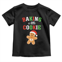 Christmas Pregnant Toddler T Shirt Baking A Little Cookie Maternity Pregnancy Announcement - Wonder Print Shop