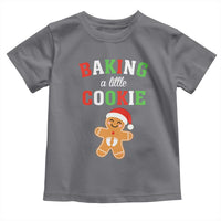 Christmas Pregnant Toddler T Shirt Baking A Little Cookie Maternity Pregnancy Announcement - Wonder Print Shop