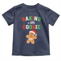 Christmas Pregnant Toddler T Shirt Baking A Little Cookie Maternity Pregnancy Announcement - Wonder Print Shop