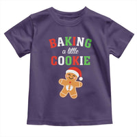 Christmas Pregnant Toddler T Shirt Baking A Little Cookie Maternity Pregnancy Announcement - Wonder Print Shop