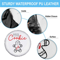 Christmas Pregnant Spare Tire Cover Baking A Little Cookie Maternity Gingerbread - Wonder Print Shop