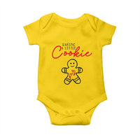 Christmas Pregnant Baby Onesie Baking A Little Cookie Maternity Gingerbread - Wonder Print Shop