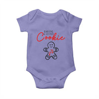 Christmas Pregnant Baby Onesie Baking A Little Cookie Maternity Gingerbread - Wonder Print Shop