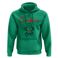 Christmas Pregnant Hoodie Baking A Little Cookie Maternity Gingerbread - Wonder Print Shop
